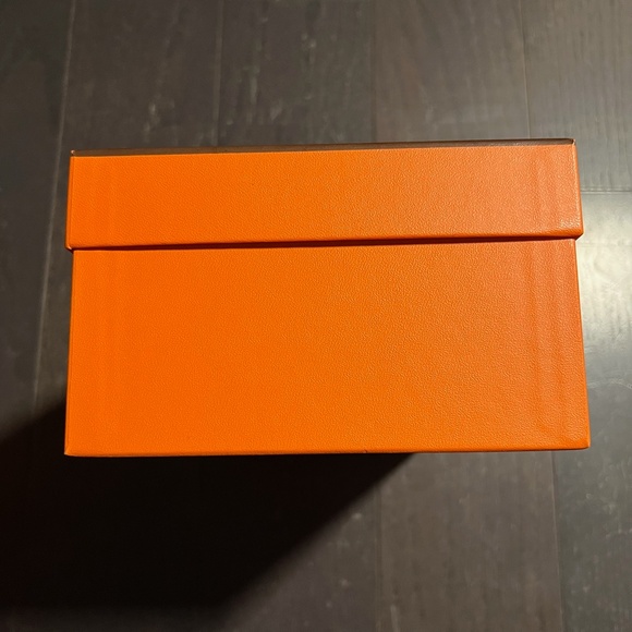 Hermes medium empty box case decoration storage orange tissue + book - Picture 4 of 12